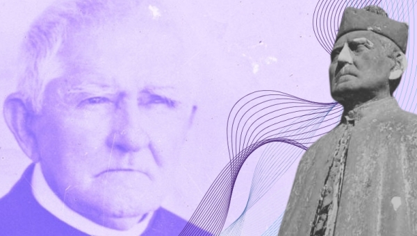 Herma em homenagem a Monsenhor Bruno.