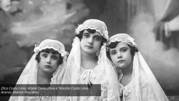 Zilca Costa Lima, Alaíde Costa Lima e Terezita Costa Lima. Acervo: Aldeize Ponciano