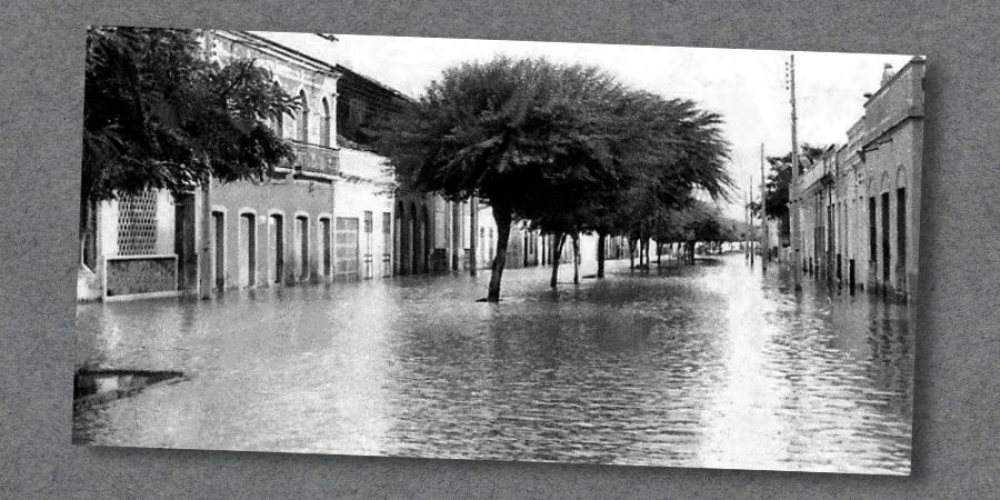 Enchente de 1974. Centro Histórico de Aracati-CE.